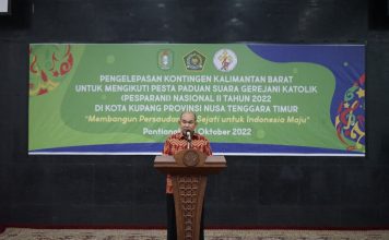 65 Orang Perwakilan Kalbar Ikuti Pesparani Nasional II di Kupang