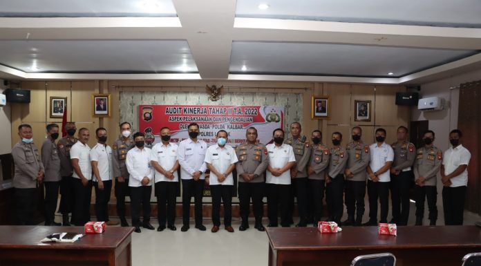 Audit Kinerja Tahap II Polres Landak, Kapolres : Sebagai Bahan Koreksi dan Konsultasi