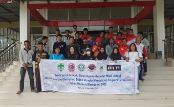 Pemuda Lintas Agama Bersama FKUB Landak Gelar Bakti Sosial Bersihkan Sejumlah Rumah Ibadah