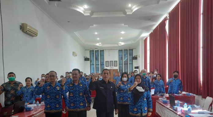 Pemkab Landak Gelar Simulasi Pembentukan Produk Hukum Daerah dan Propemperda