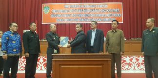 DPRD Bersama Pemkab Landak Setujui RAPBD Tahun Anggaran 2023 Disahkan Menjadi Perda