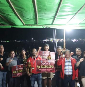 Turnamen Nahaya CUP III Tahun 2022 Resmi Ditutup, Heri Saman : Gemar Olah Raga Badan Jadi Sehat