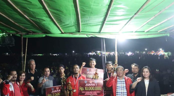 Turnamen Nahaya CUP III Tahun 2022 Resmi Ditutup, Heri Saman : Gemar Olah Raga Badan Jadi Sehat