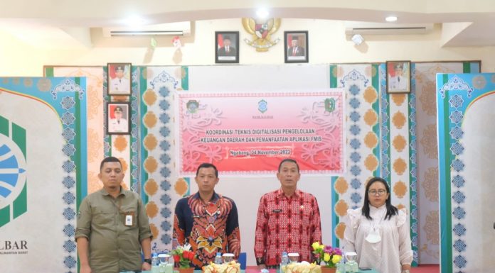 Rapat Koordinasi Teknis Digitalisasi Pengeloaan Keuangan Daerah dan Pemamfaatan Aplikasi FMIS