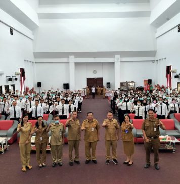 Sekda Landak Buka Kegiatan Penguatan Kompetisi Teknis Bidang Tugas Penyelenggataan Pelatihan Dasar CPNS