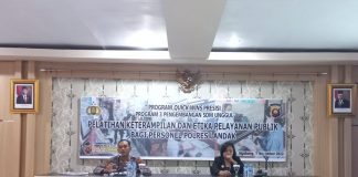 Polres Landak Adakan Pelatihan Keterampilan dan Etika Pelayanan Publik Pada Anggota