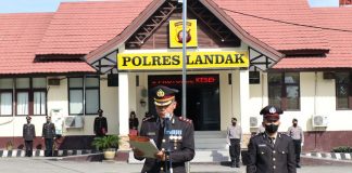 Didepan Peserta Apel Peringatan Hari Pahlawan, Wakapolres Landak: Jangan Mau Kita Dipecah Belah