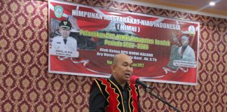 Pj Bupati Landak Samuel Hadiri Pelantikan Pengurus HIMNI Periode 2022-2026