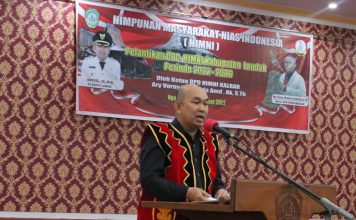 Pj Bupati Landak Samuel Hadiri Pelantikan Pengurus HIMNI Periode 2022-2026