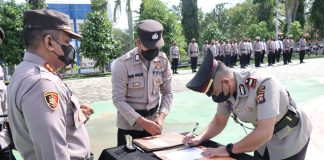 Kasat Intel Polres Landak dan Dua Kapolsek Berganti