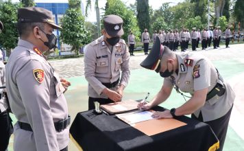 Kasat Intel Polres Landak dan Dua Kapolsek Berganti
