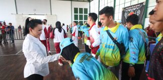 Buka Porprov Kalbar Cabor Karate, Karolin : Mental Atlet Harus Kuat