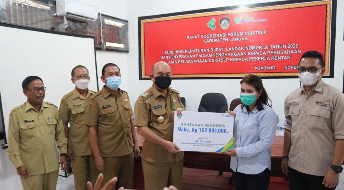 Pemkab Landak Launching Peraturan Bupati Nomor 38 Tahun 2022 Tentang Perlindungan Pekerja
