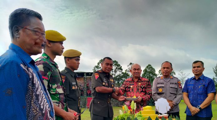HUT ke 25 Yon Armed Ngabang, Pj Bupati Samuel Ajak Pererat Kerjasama