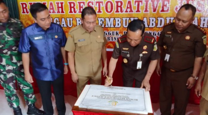 Pemkab Landak Sambut Baik Peresmian Rumah Restorative Justice di Desa Mungguk