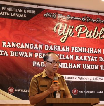Uji Publik Rancangan Dapil dan Alokasi Kursi Anggota DPRD Landak Pemilu 2024