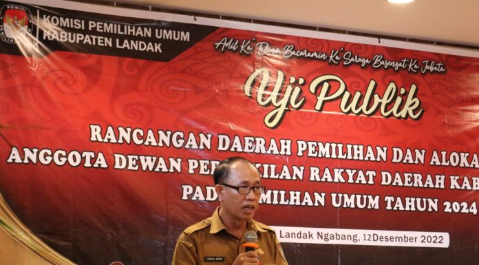 Uji Publik Rancangan Dapil dan Alokasi Kursi Anggota DPRD Landak Pemilu 2024