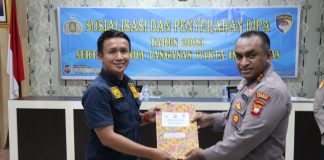 Polres Landak Gelar Sosialisasi dan Penyerahan DIPA Tahun 2023