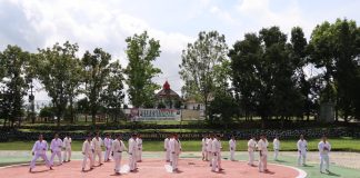 25 Personil Polres Landak Ikuti Ujian Bela Diri Polri