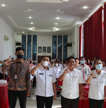 Sosialisasi Metadata Statistik Sektoral, Sekda Landak Harapkan Kolaborasi Diskominfo dan OPD Sediakan Data Akurat