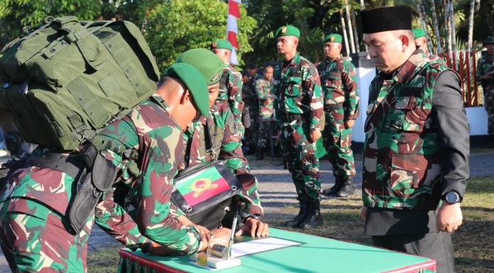 Pj Bupati Landak Buka HUT ke 77 Korps Infanteri TNI AD