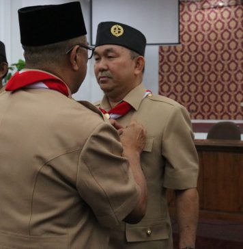 Pj Bupati Samuel Dilantik Sebagai Ketua Majelis Pembimbing Cabang Gerakan Pramuka Kabupaten Landak