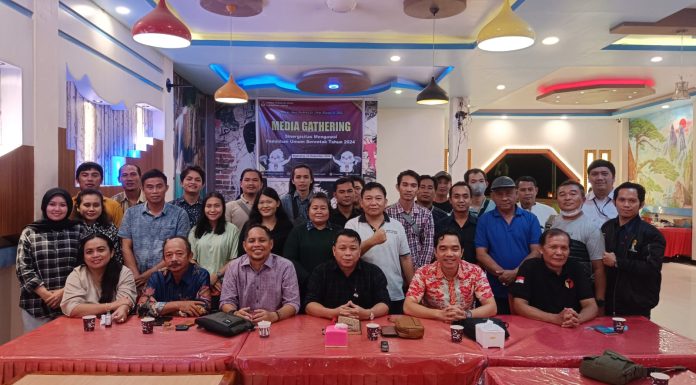 KPU Landak Gandeng Media Kawal Pemilu Serentak 2024