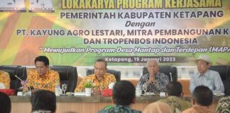 Sekda Ketapang Nilai Keberadaan Perusahaan Bantu Percepatan Pemenuhan Indeks Desa Membangun