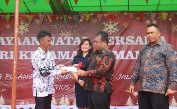 Hadiri Natal Bersama PGRI, Heri Saman : Peran Guru Sangat Penting