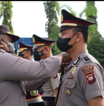 Awal Tahun 2023, Sebanyak 34 Personel Polres Landak Naik Pangkat