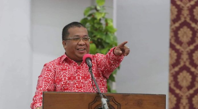 Hadiri Perayaan Natal PWKI, Heri Saman Harapkan PWKI Bantu Pemerintah Tingkatkan Ekonomi di Kecamatan