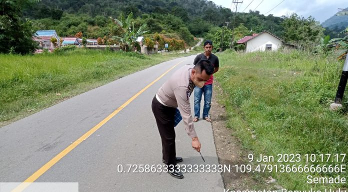 Diduga Jadi Korban Tabrak Lari, Seorang Pengendara Sepeda Motor Alami Sejumlah Luka