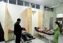 Dua Sepeda Motor Terlibat Kecelakaan Diperempatan Pasar Darit