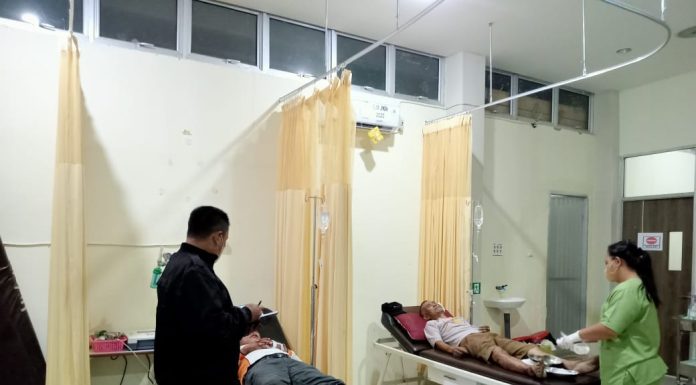 Dua Sepeda Motor Terlibat Kecelakaan Diperempatan Pasar Darit