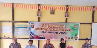Sasar Pelajar SMA, Polres Landak Sosialisasikan Penerimaan Anggota Polri