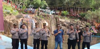 Turun Langsung, Kapolres Melawi Cek Pengamanan Objek Wisata