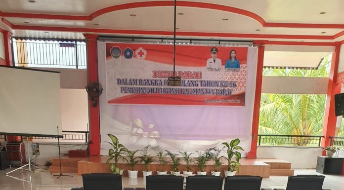 Pemkab Landak Gelar Donor Darah Serentak Rangkaian HUT Pemprov Kalbar ke -66