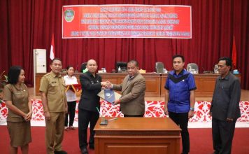 Raperda Susunan Perangkat Daerah Kabupaten Landak Resmi Disahkan Menjadi Perda