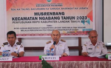 Pj Bupati Landak Buka Musrenbang RKPD Tingkat Kecamatan Ngabang