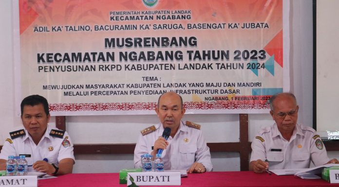 Pj Bupati Landak Buka Musrenbang RKPD Tingkat Kecamatan Ngabang