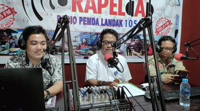 Kadis Kominfo Landak Apresiasi Peran Media Jadi Corong Penyampain Informasi Kepada Masyarakat