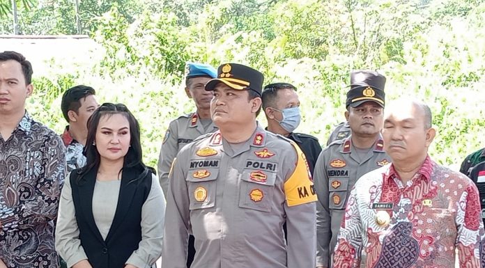 Kapolres Landak : Wujudkan Situasi Kamtibmas Aman dan Kondisif Perlu Kerjasama Masyarakat