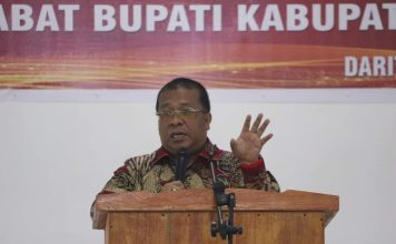 Heri Saman Harapkan Aula Paroki Santo Agustinus dan Matias Darit Dapat Dijadikan Kegiatan Kerohanian