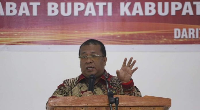 Heri Saman Harapkan Aula Paroki Santo Agustinus dan Matias Darit Dapat Dijadikan Kegiatan Kerohanian