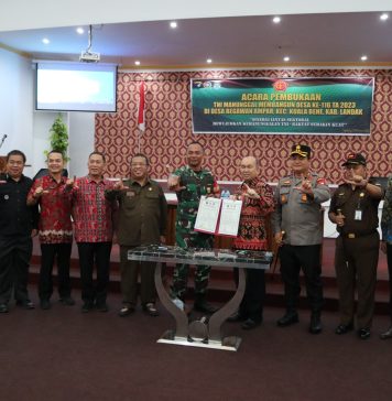 Pj. Bupati Landak Sebut Adanya TMMD Bantu Pemerintah Dalam Percepaatan Pembangunan Fisik dan Non Fisik