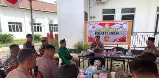 Banser Ansor Apresiasi Kinerja Polres Landak Selalu Hadir Ditengah-Tengah Masyarakat