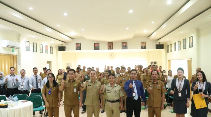 Tingkatkan Kapasitas Pengelolaan Keuangan Desa Melalui Transaksi Non Tunai, Aparatur Desa se-Kabupaten Landak Ikuti Bimtek CMS