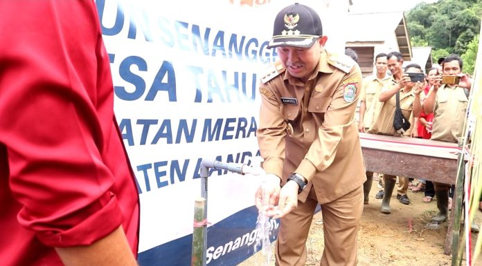 Warga Dusun Senanggeng Meranti Mulai Nikmati Fasilitas Air Bersih