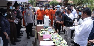 10,4 Kilogram Sabu Dimusnahkan Polres Bengkayang