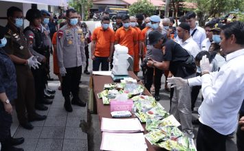 10,4 Kilogram Sabu Dimusnahkan Polres Bengkayang
